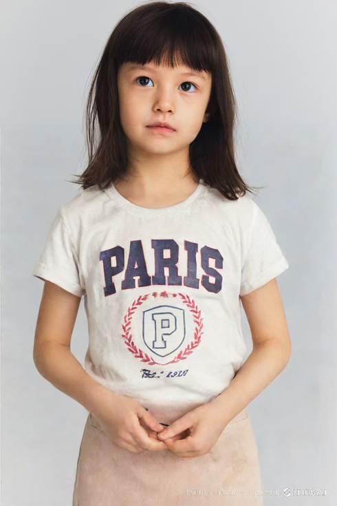 Casual Round Neck White Tshirt